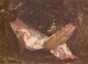 Gustave Courbet hammock Spain oil painting artist